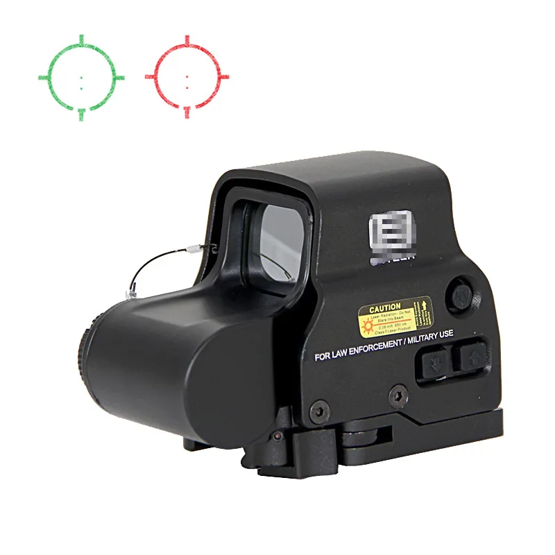 558 Holografische Rode en Groene Dot Scope Verlichte Optiek Jachtgeweer T-dot Reflex Sight Met Geïntegreerde 5/8" 20mm Weaver Rail Snel Afneembare Montage