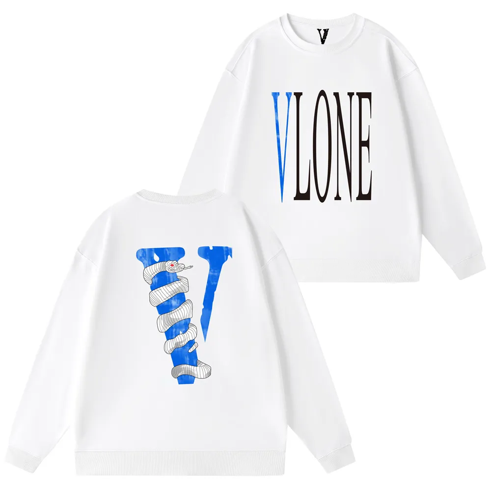 Vlone Sweat à capuche Designer Hommes Femmes Sweat à capuche Designer Sweats à capuche Pull chaud Mode Pull Sweat-shirt à manches longues Lâche Sweat à capuche Couple Top vêtements