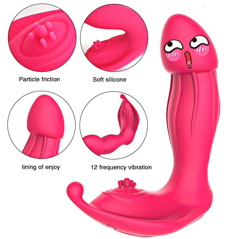 Vibrators Geekiss 2 Kinds Wear Dildo Vibrator For Women Clit Licking G Spot Female Masturbator Remote Control_voghion.com