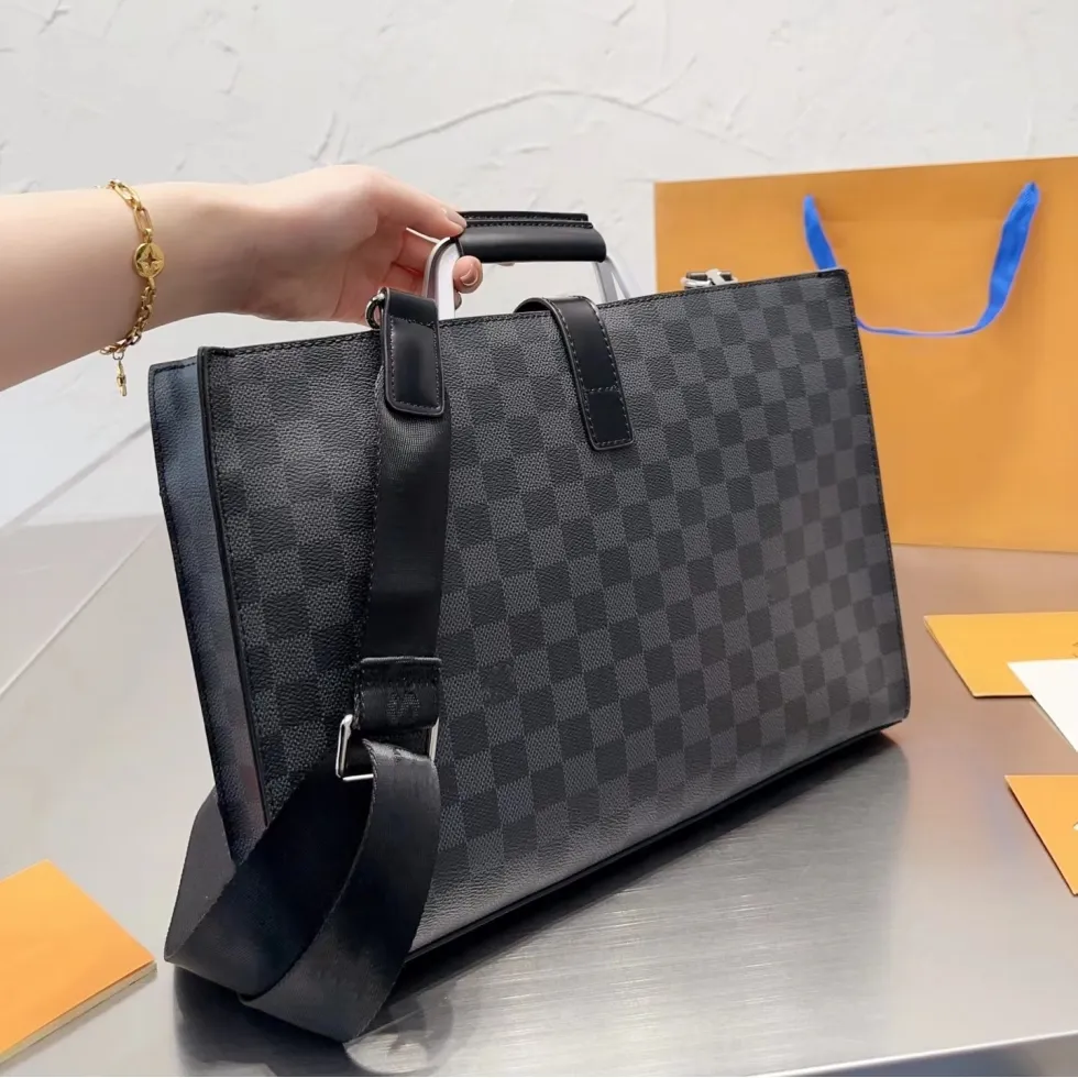 Bag de designer de moda Viaje a pasta obrigatória adequada para trabalhadores de escritórios, deslocando a bolsa de negócios com espaço para o seu computador