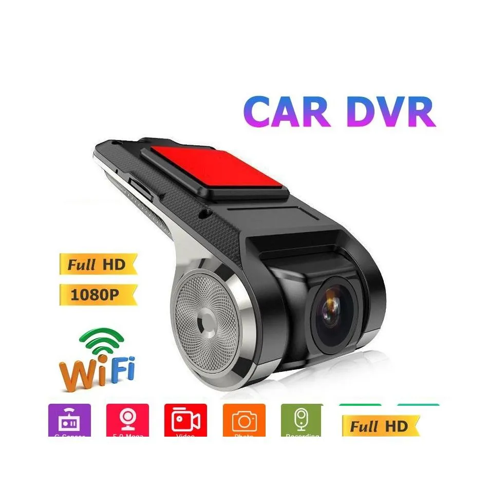 Araba DVR Araba DVRS 1080P Android Adas DVR Dash Cam Kamera USB Döngü Kayıt Dashcam Gece Sürümü Video Kaydedici Damla Teslimat Mobiller Motorc Dhnzb