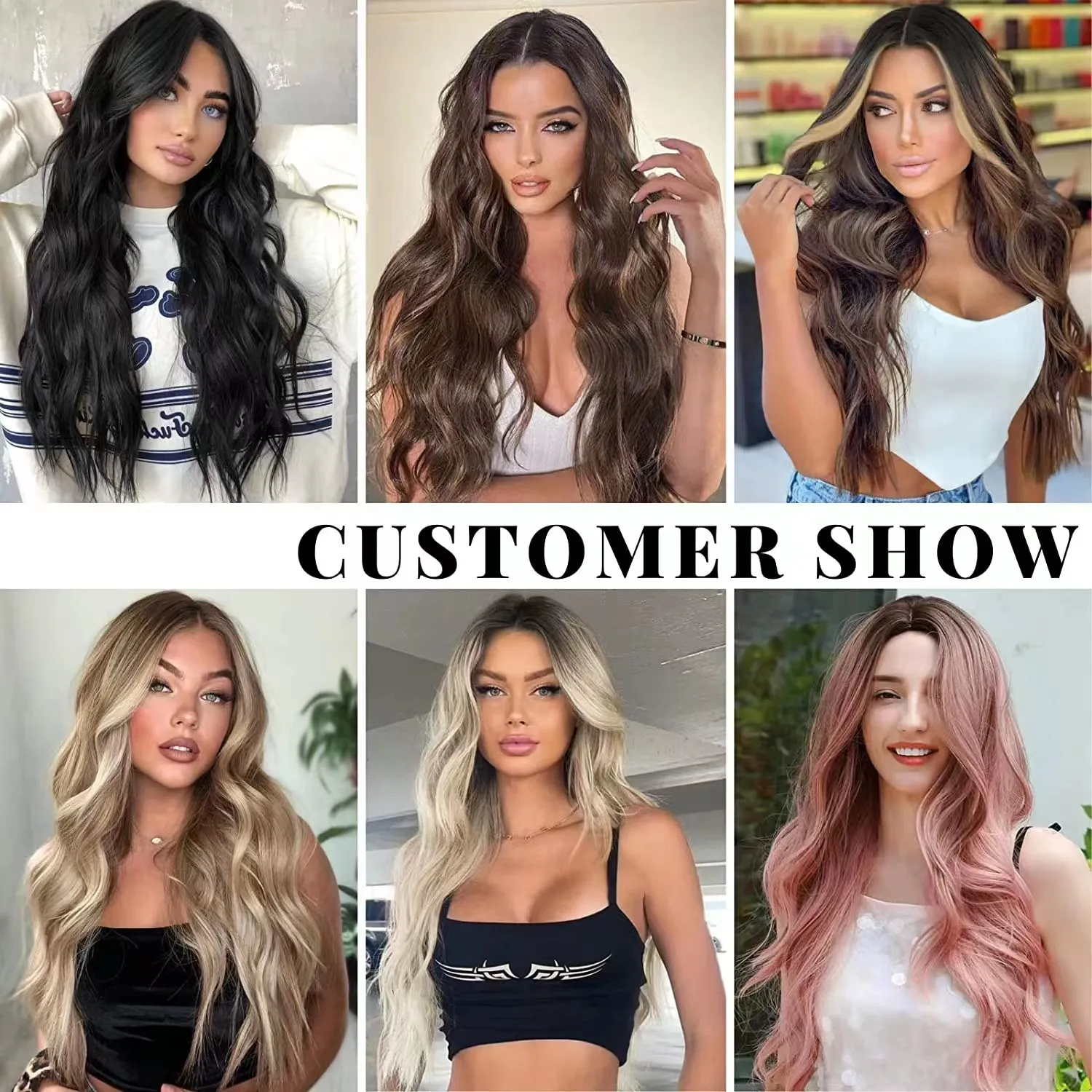 Long wavy new arrivals hair wig