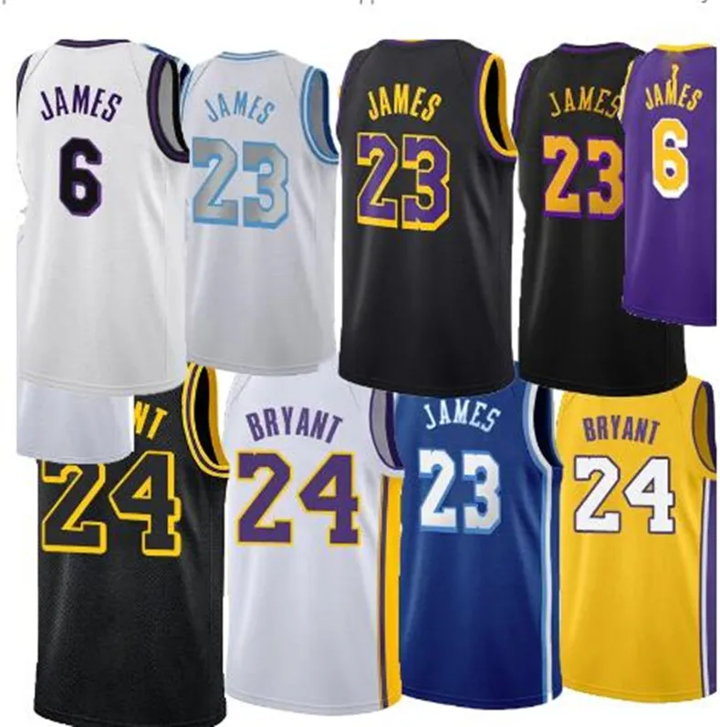 2023 Neues Los Basketball-Trikot Angeles S-XXL Lakers LeBron 23 6 James Russell 0 Westbrook Carmelo 7 Anthony Anthony 3 Davis