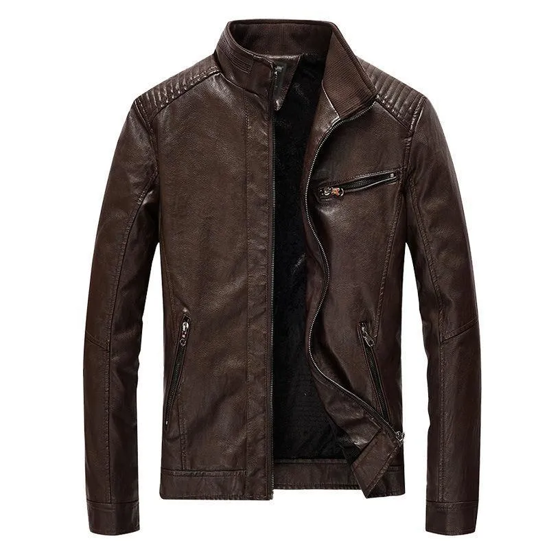 Mens velvet biker clearance jacket
