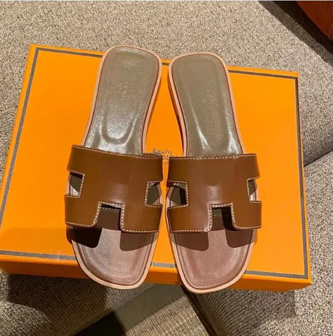 Women Brand Sandals Designer Slippers Flat Flip Flops Crocodile Skin Slide Ladies Beach Sandal Summer 35 42