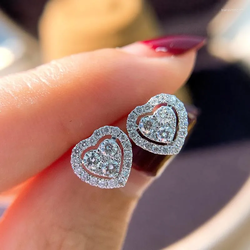 Stud Earrings 2023 Arrival Trendy Heart For Women Party Gift Jewelry Wholesale Items With E8114