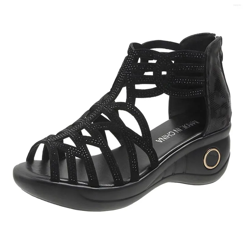 Caged jelly sandals womens top
