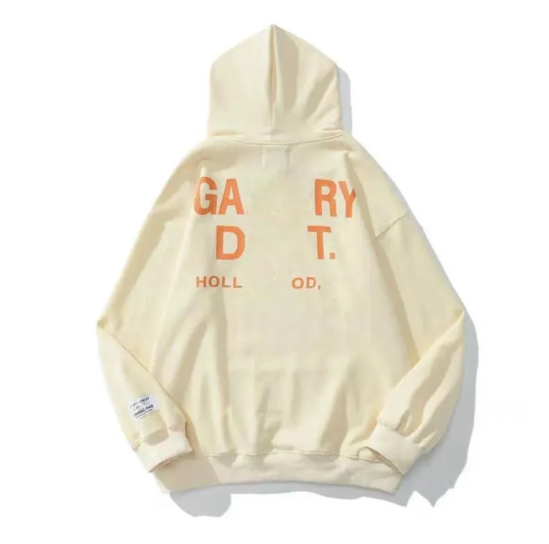 Designer Hommes Femmes Galeries Dept Sweats à capuche Sweatshirts Galeries Sweat à capuche Départements Gary Peint Graffiti Lâche Casual Hommes Galerie Département Sweat à capuche Vêtements Yh6