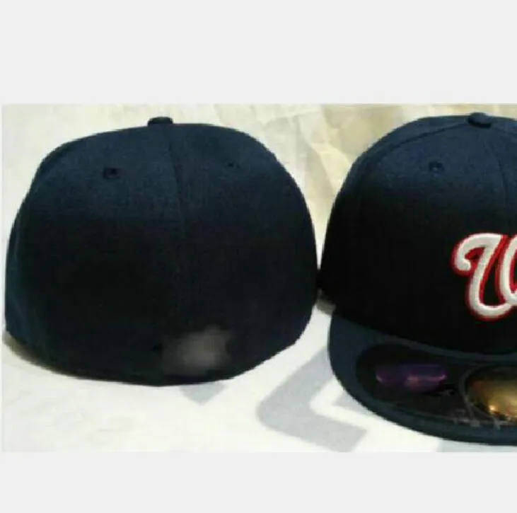 Partihandel Hot Brand Washington Baseball Caps Sox Cr La Ls NY Gorras Bones Casual Outdoor Sports for Men Women Fited Hats Full Stängd design