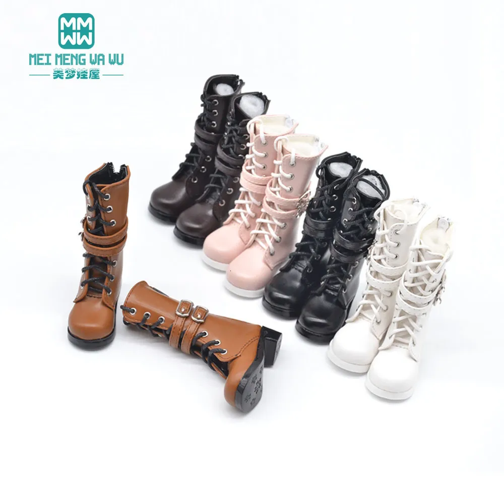 Doll Accessories Fits 43 45cm 1 4 BJD shoes Spherical joint doll accessories Fashion Martin boots high leather 230508