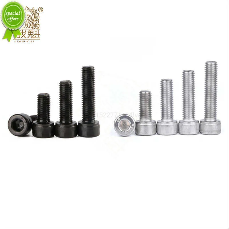 M3 M4 A2 Stainless Steel Hex Socket Cap Screws – Domed Head, DIN 912, Various Lengths