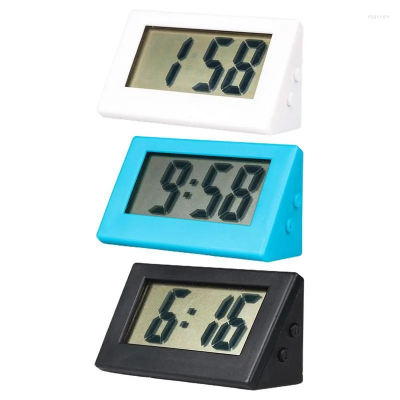 Horloges de Table batterie horloge numérique petit tableau de bord bureau électronique Portable MiniLCD pour accessoire de bureau de cuisine