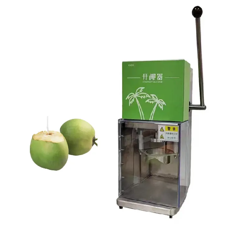 Machine d'ouverture manuelle de trou de noix de coco - Outil d'ouverture de noix de coco - Outil de presse manuelle pour jeunes / tendres - Vert noix de coco - Économisez