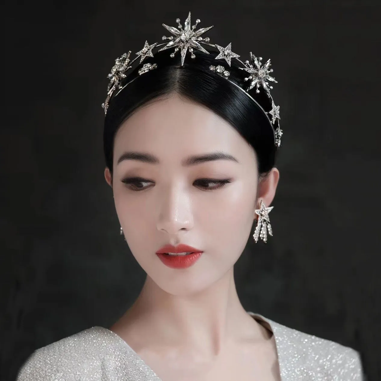 Vintage Alloy Crystal Tiara Crown Wedding Bridal Hair Accessories for Women Yopay Gold Crystal Bride Wedding Crown - Vintage Tiara Hair  main image 2