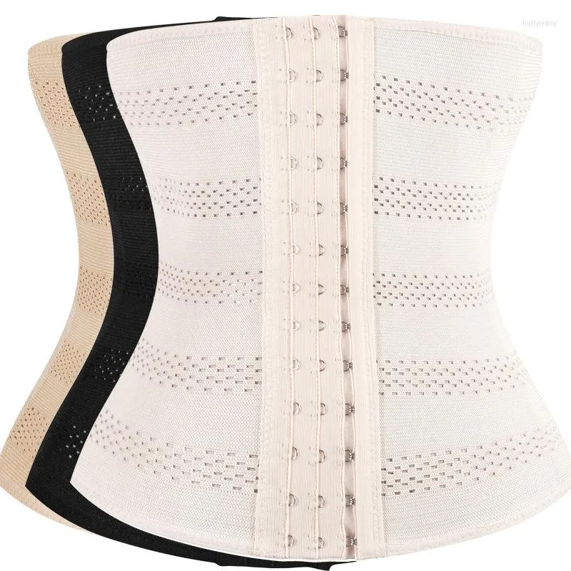 Women's Shapers Cinta Modeladora Emagrecimento Steel Faja Postparto Boned Plus Size Corset Waist Trainer Workout Slimming Gaine Shapewear