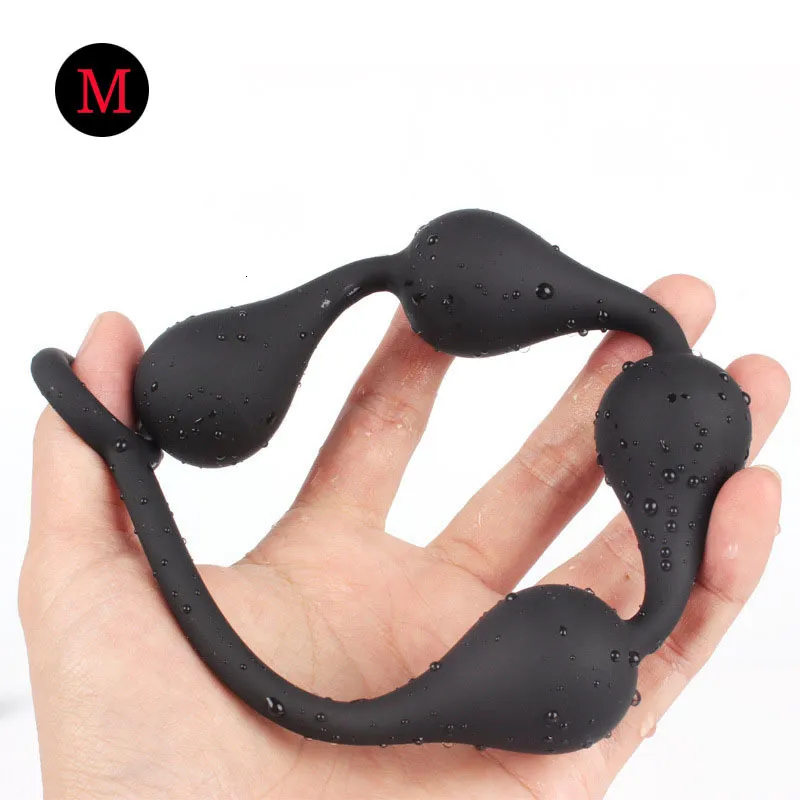Anal Toys Super Long Silicone Big Beads Balls Butt Plug Adults Sex Toy Anus Masturbator Dilatodor Expander Pro_voghion.com