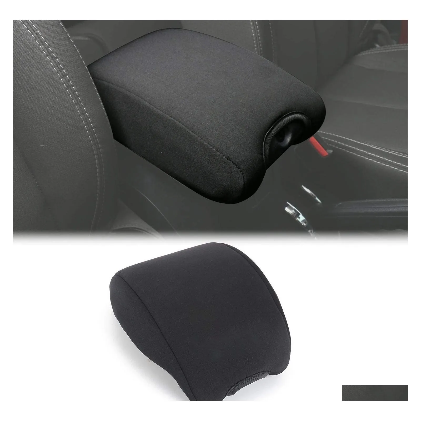 Car Seat Covers Center Console Er Pad Armrest Cushion For 2011 Jeep Wrangler Jk Jku Sahara Sport Rub X Unlimited Drop Delivery Mobil Dhoxm
