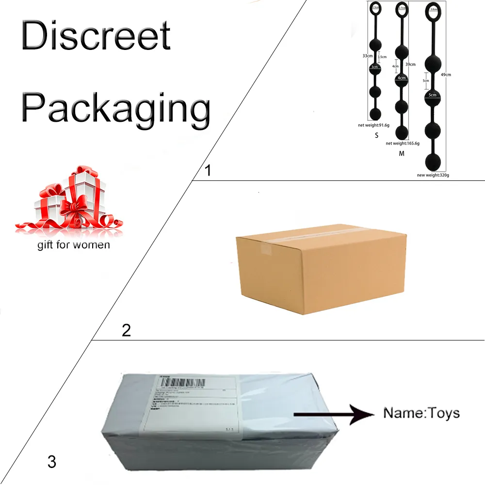 Anal Toys Super Long Silicone Big Beads Balls Butt Plug Adults Sex Toy Anus Masturbator Dilatodor Expander Pro_voghion.com