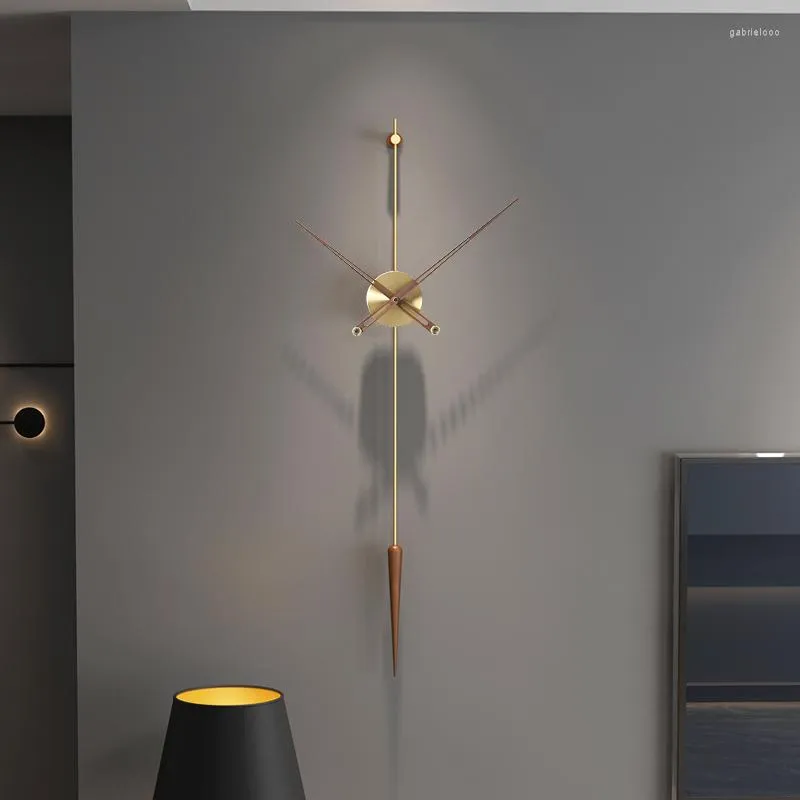 Duvar Saatleri Metal Elektronik Saat Sessiz Ofis Lüks Minimalist Akıllı Modern İskandinav Reloj De Pared Creativo Ev Dekor