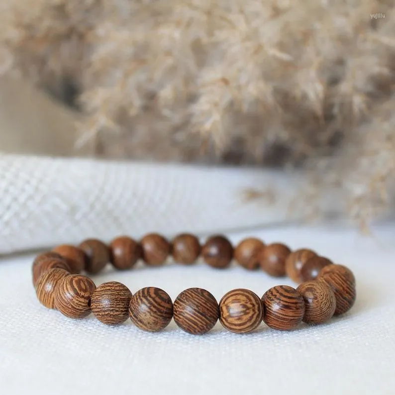 Retro Leather Bracelets Simple Combination Set Wooden Bead - Temu