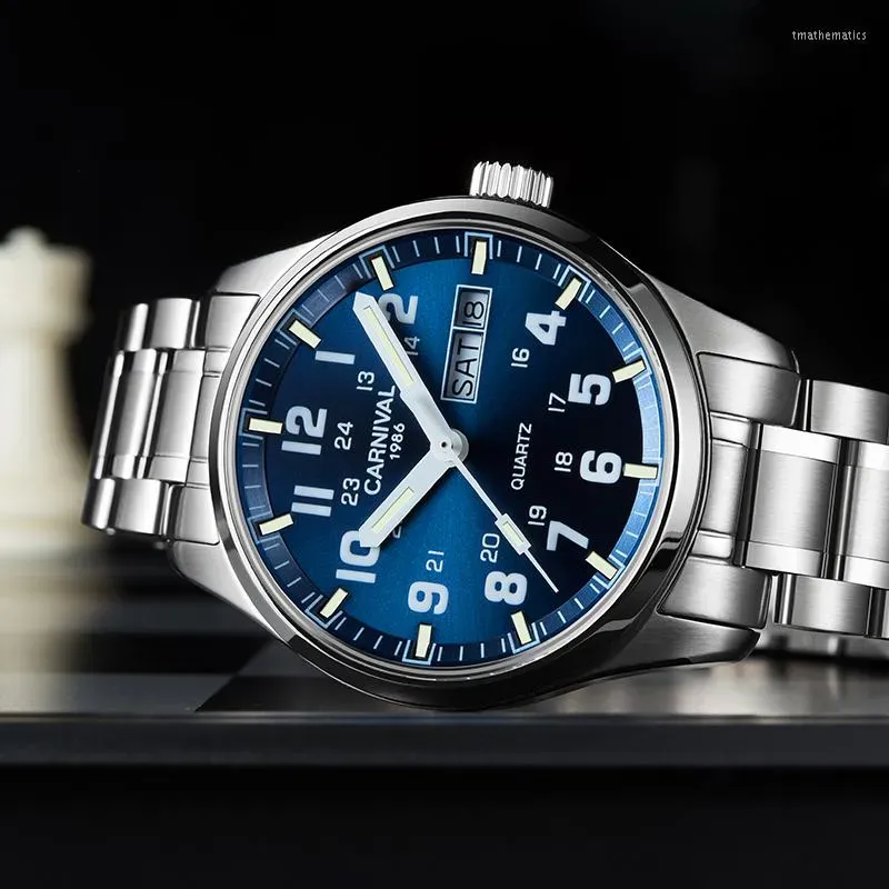 Wristwatches Relogio Masculino CARNIVAL Men Watches Sports