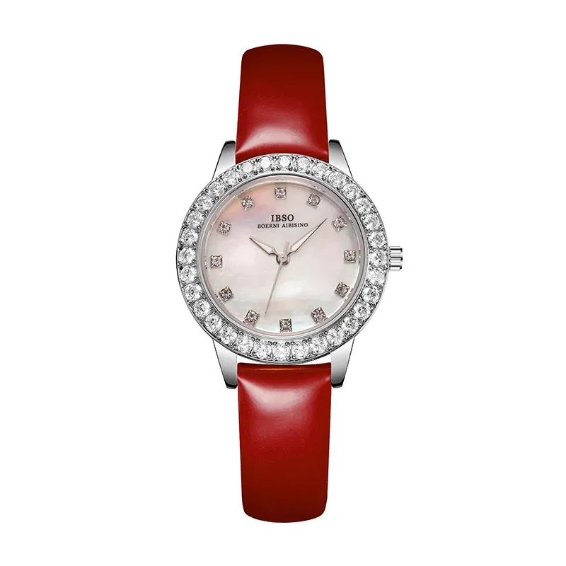 Wristwatches IBSO Brand Womens Quartz Watches Set Fashion Luxury