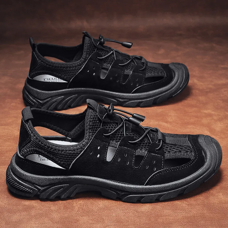 Mens nike closed toe sandals best sale