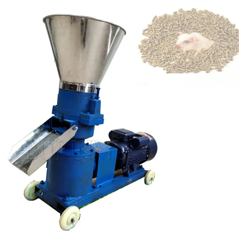 Máquina de pellets Pelletizadora para alimentação animal Máquina de fazer pellets para agricultura Granulador de partículas de queima