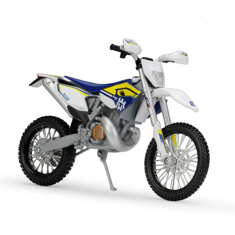 Diecast Model 1/12 Масштабная мотоцикл FE 501 Dirt Bike Motocross Moto Enduro Diecast автомобилей вне дорожного гонки Model Kids Toys Maisto 230509