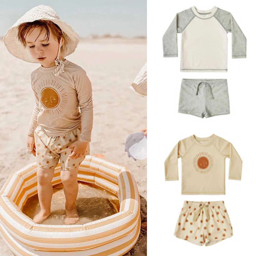 Long sleeve children's swimwear discount