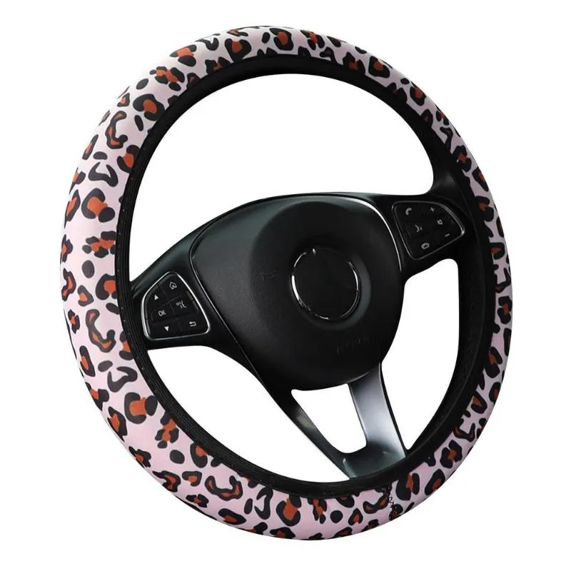 Leopard And Cheetah Seamless Aesthetic Steering Wheel Covers