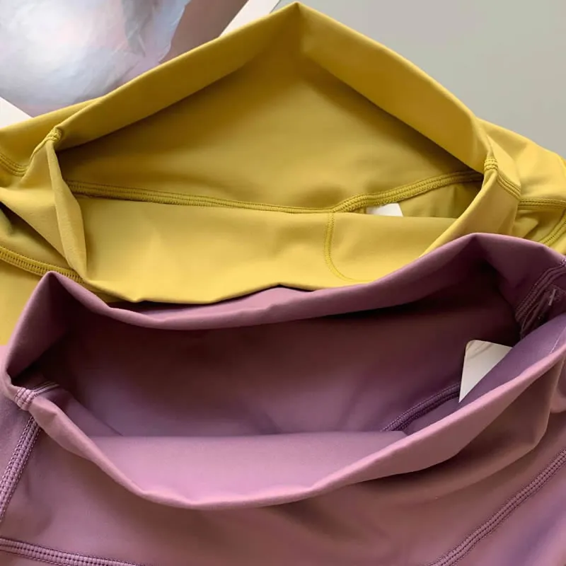 Lycra Yoga Pants - High Waist Elastic Gym Leggings for Women - Solid Color Fitness Trousers, Running & Outdoor Activewear- Picture 6 Of 8