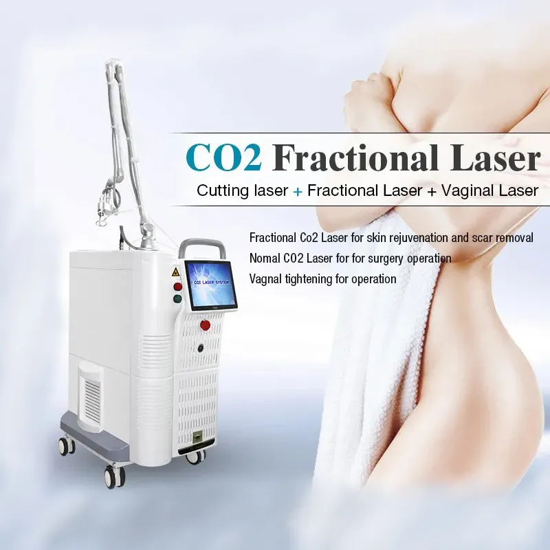 Professionelle fraktionierte CO2-Lasermaschine Vaginalstraffung Narbenentfernung Dehnungsstreifenentferner Faltenbehandlung Hauterneuerung Schönheitsausrüstung