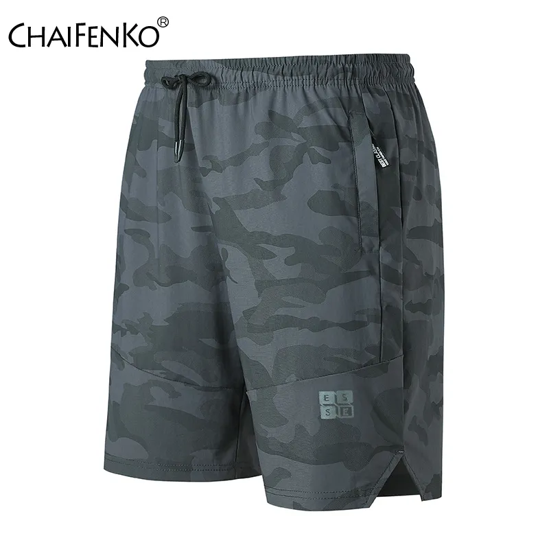 Men's Shorts Men Summer Casual Loose Shorts Men Fashion Camo Elastic Waist Short Pants Men Outdoor Running GYM Quick Dry Shorts Men 230509