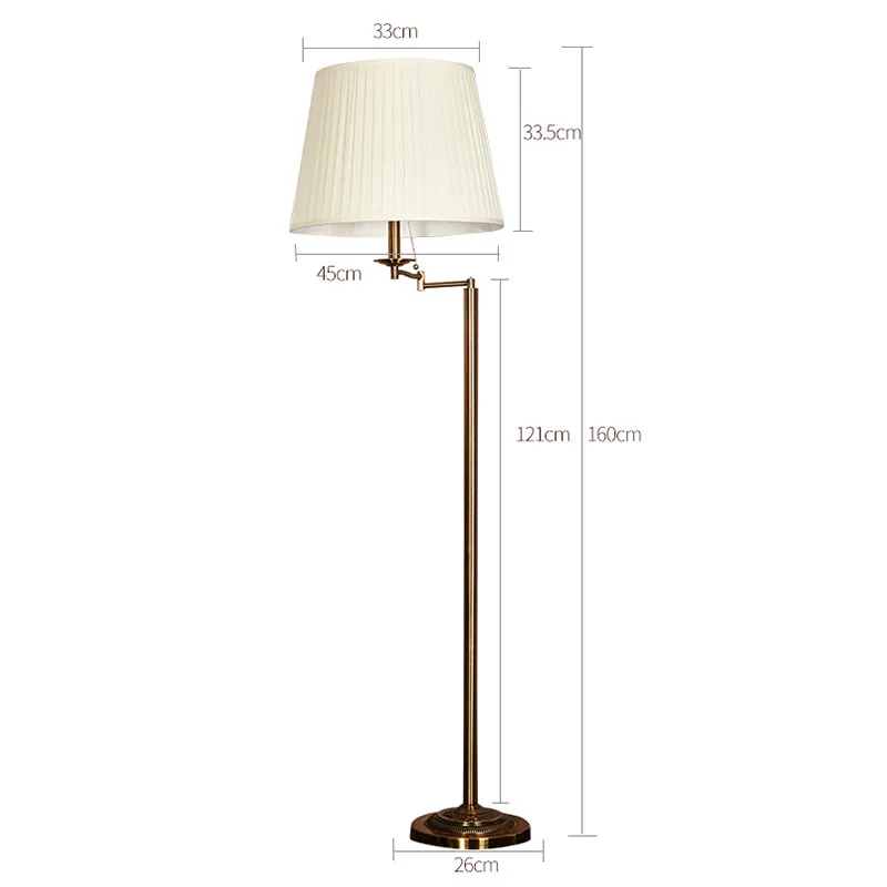 Modern Dimmable LED Homesense Floor Lamps In White Fabric For Study