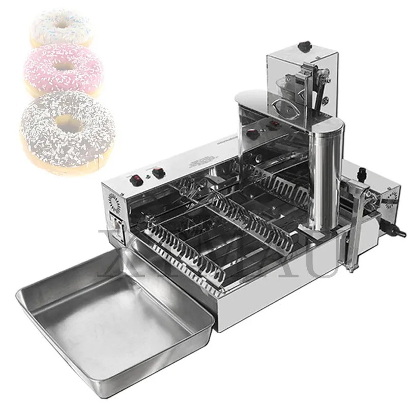 Kommersiell automatisk munkmaskin Hoppare rostfritt stål Donut Maker Kitchen Apparater