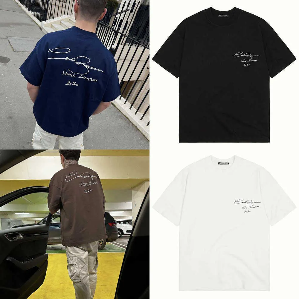 Erkek Tişörtler Cole Buxton T-Shirt Erkek Kadın Yüksek kaliteli T Shirt Yaz tarzı Tees Erkek Giyim T230321 VS8P