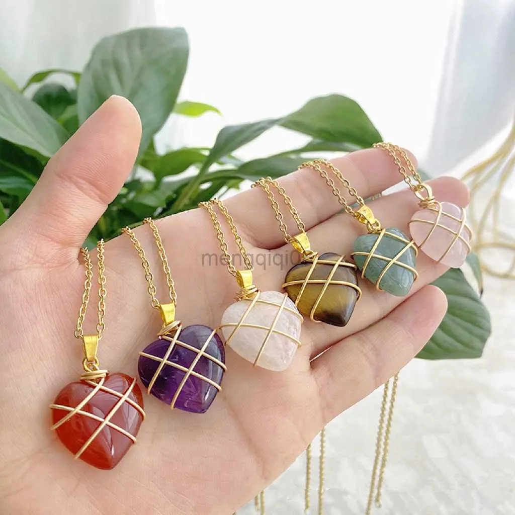 Handmade gemstone necklaces deals