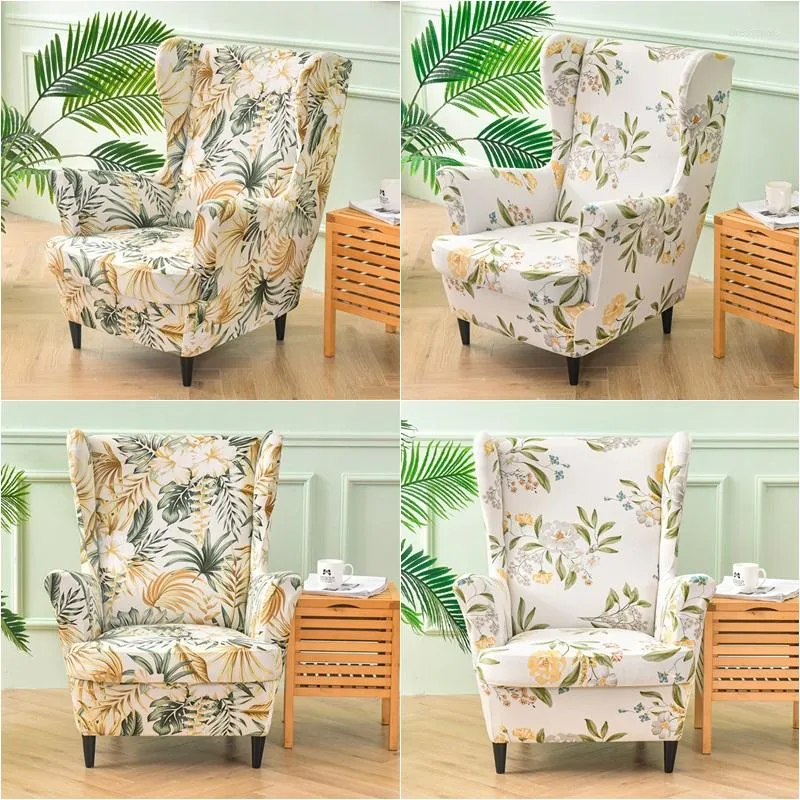 Tropical Plant Stretch Spandex Armchair Covers Kmart With Seat Cushion European Armchair Sofa Slipcover From Dresscools 26.8 DHgate.Com