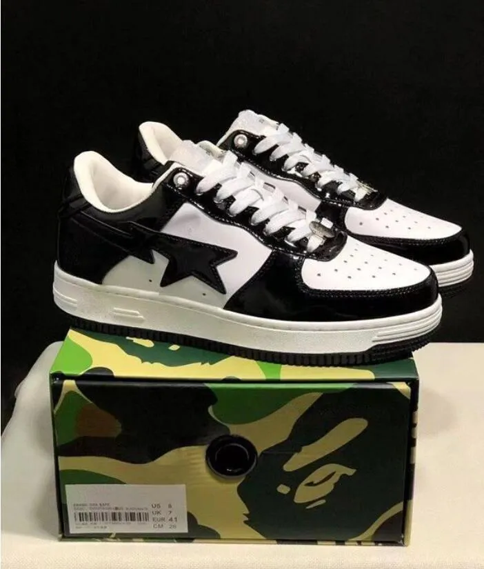 Designer Casual Sk8 Sta Scarpe Grigio Nero Stas SKe Camo Combo