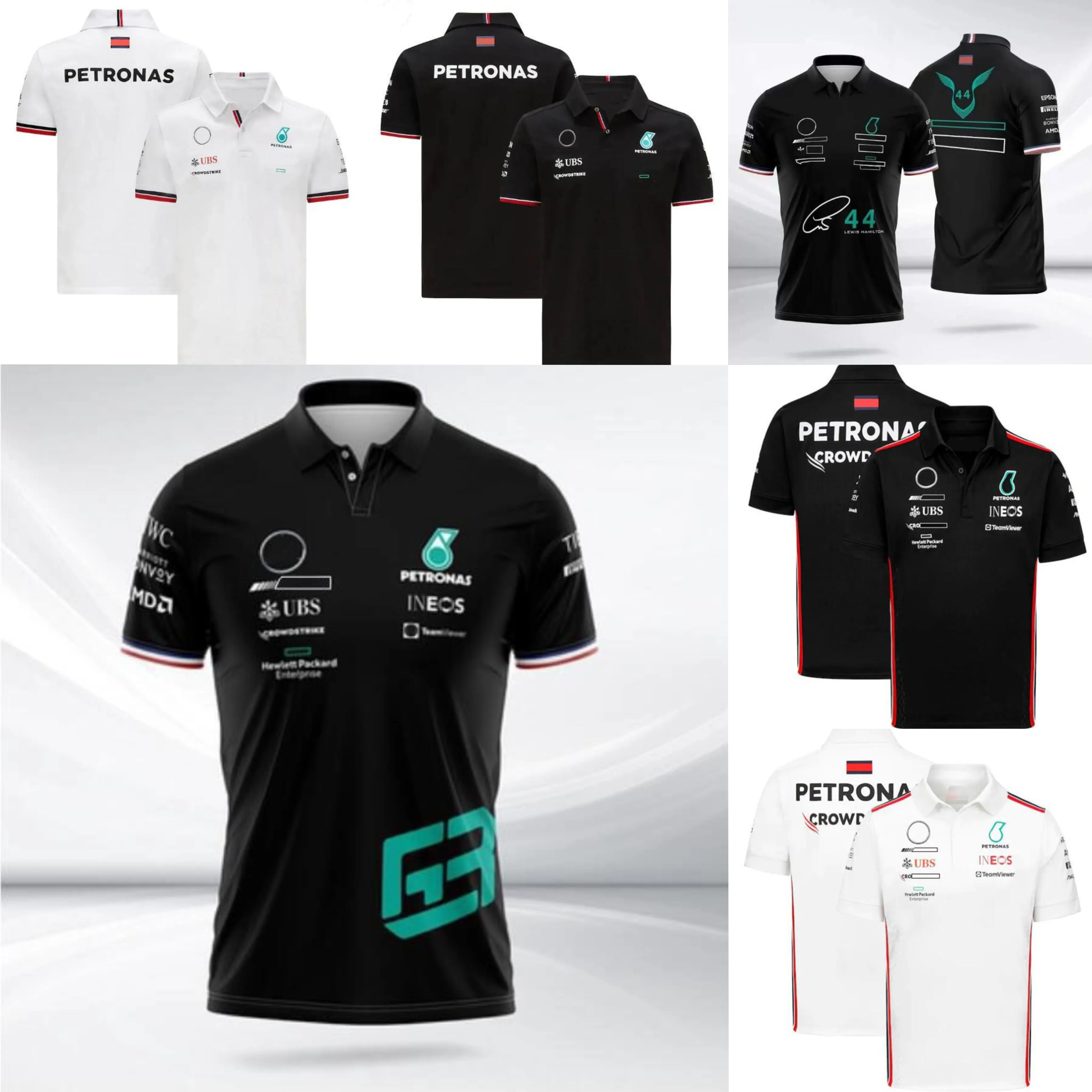 T-shirt F1 Formula 1 polo estiva a maniche corte personalizzazione dello stesso stile