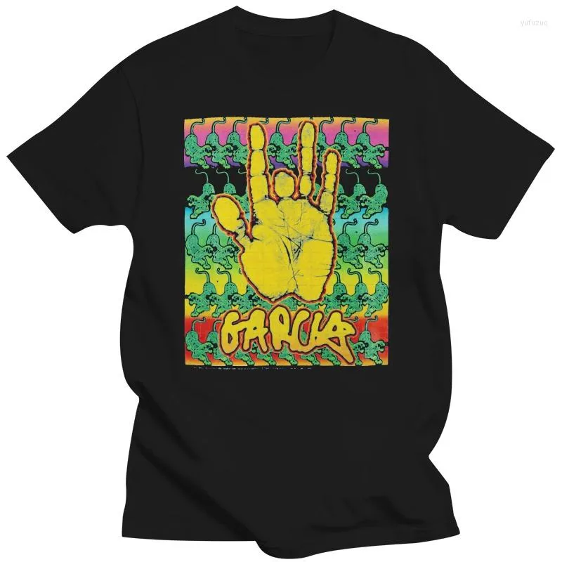 Męskie koszulki T-shirt Jerry Garcia Men's Blotter T-shirt Royal Custom Graphic Tees koszulka