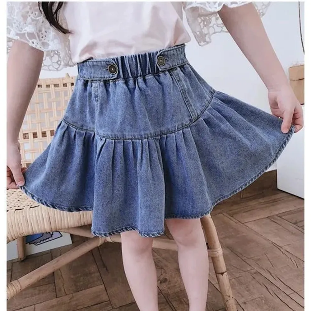 Blue jean skirt for toddler hotsell
