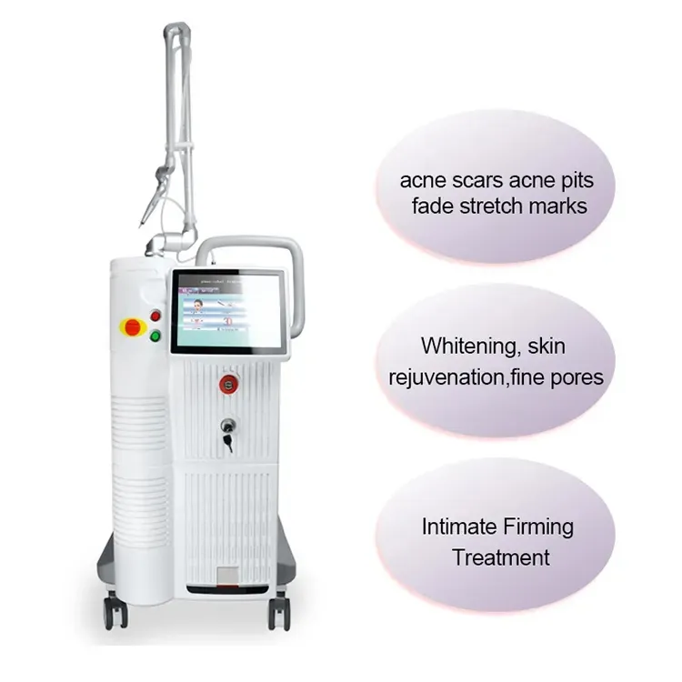 10600nm Co2 Machine a laser fracionário para a pele Scar Scarfacing Skin Rejuvenesation Beauty Machine for Beauty Spa Salon