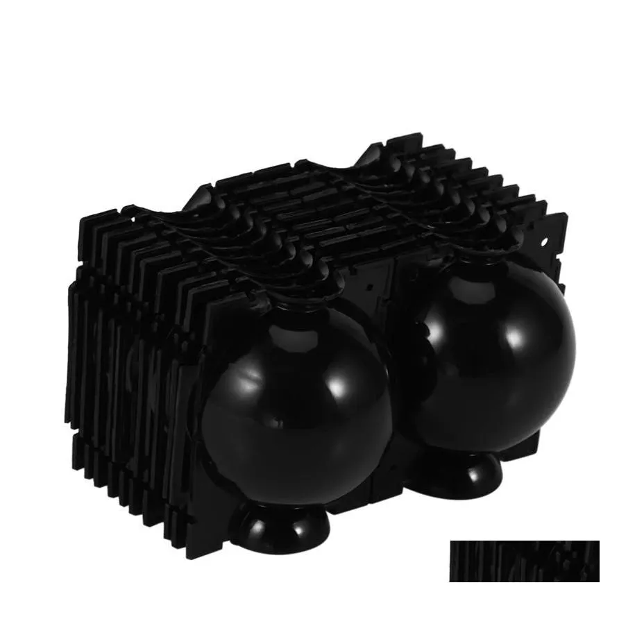 Black Plastic Pots Plant Rooting Box High Pressure Propagation Ball