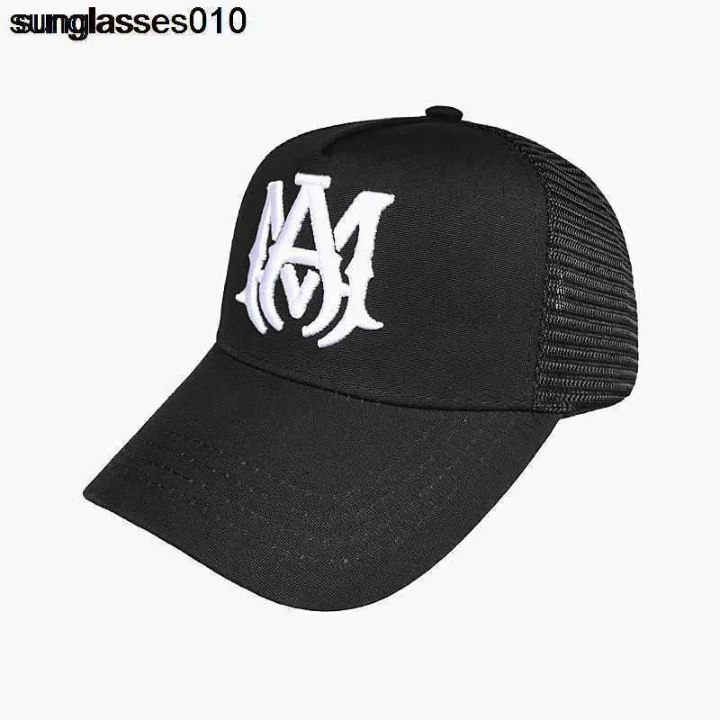 Letnie nowe czapkę baseballową czapkę kierowcy na świeżym powietrzu Słońce Amirs oddychająca para czapka haftowana amów i kobiety Mesh Cap