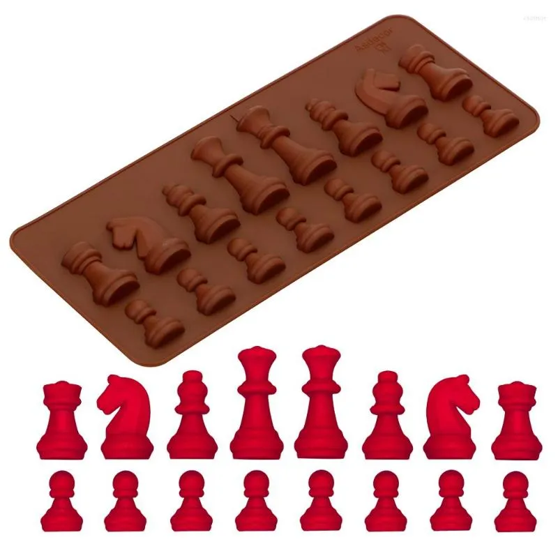 Baking Moulds Bakeware Chess Shaped Chocolate Mold Kitchen Accessories Ice Sugar Cake Mould Silicone