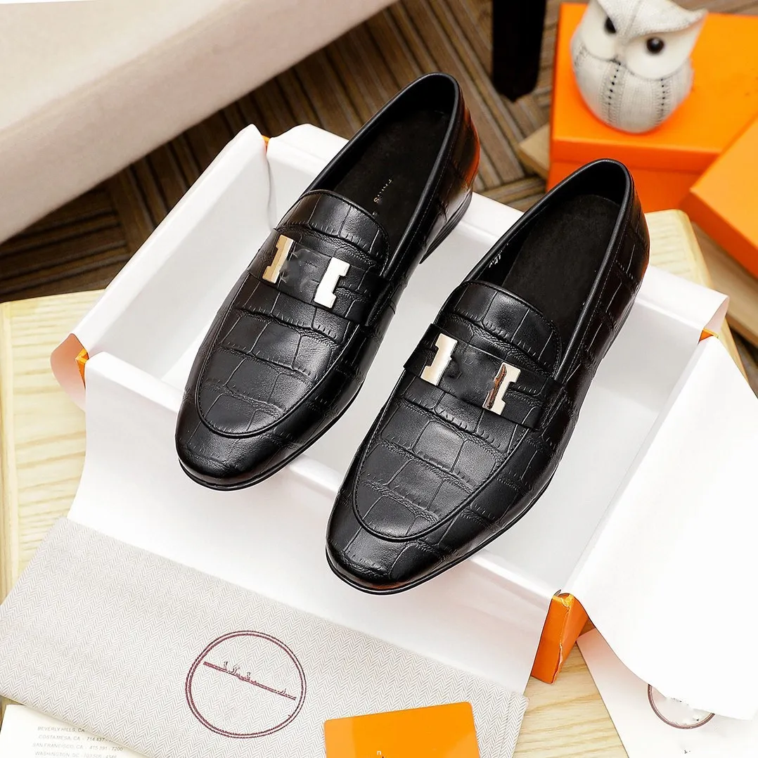 Wholesale High Quality Leather Designer Brown Loafer Dress Shoes For Formal Occasions Perfect For Business Weddings And Groomsmen In Spring And Autumn 2023 At Only 79.81 DHgate.Com