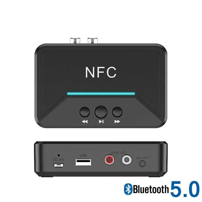 Bluetooth-Musikempfänger, NFC-Empfänger, Auto-Bluetooth-Lautsprecher-Empfänger, 5.0 RCA