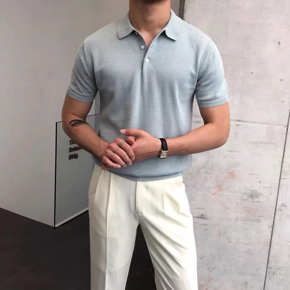 Business casual new arrivals men polo shirt